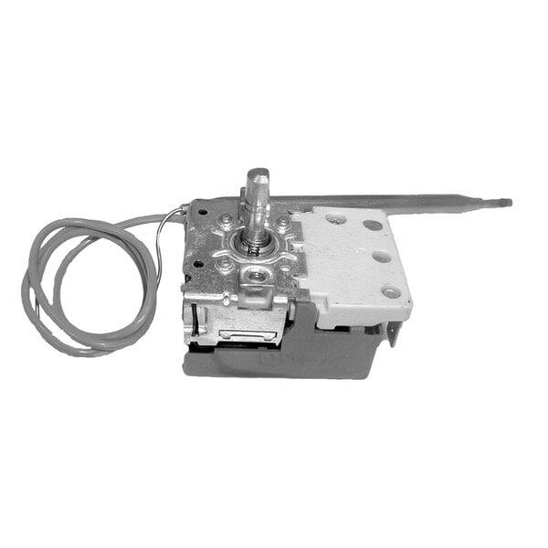 An All Points thermostat with a wire attached.