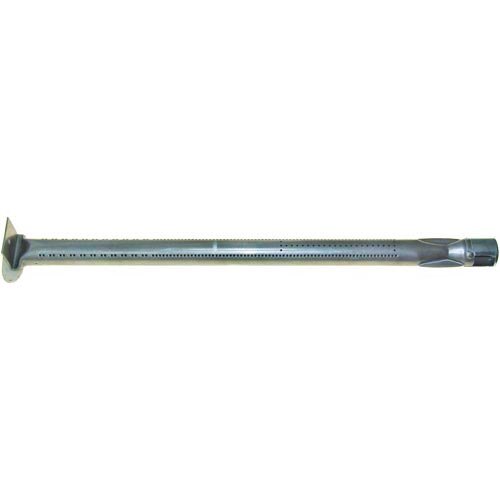 A close-up of an All Points tubular steel gas burner with a metal screw handle.