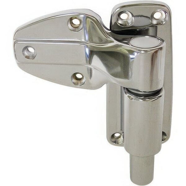 An AllPoints spring loaded metal door hinge.