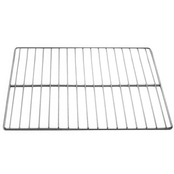 An AllPoints metal oven rack with a metal grid.