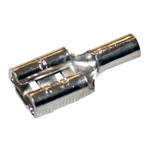A close-up of a silver All Points female disconnect.