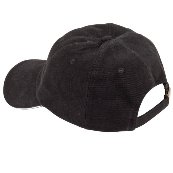 A black Chef Revival baseball cap with a white logo.