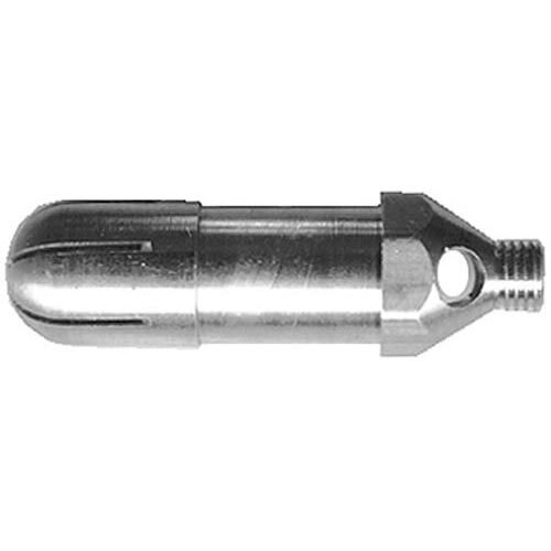 A close-up of a brass All Points liquid propane jet burner.