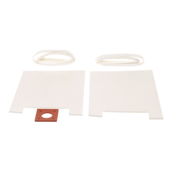 A white rectangular AllPoints burner insulation kit with a red strip.