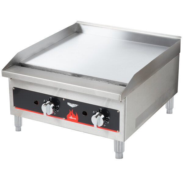 Vollrath 40722 Cayenne 24 Flat Top Gas Countertop Griddle