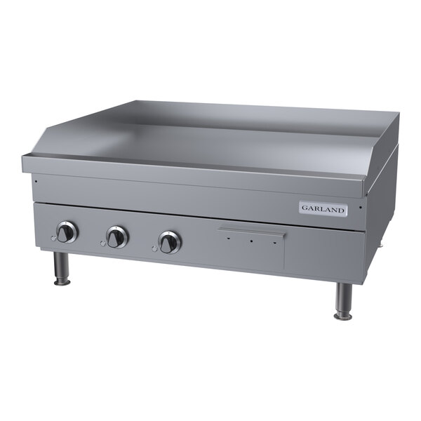 Garland E24-36G 36" Heavy-Duty Electric Countertop Griddle - 240V, 3 Phase, 12 kW