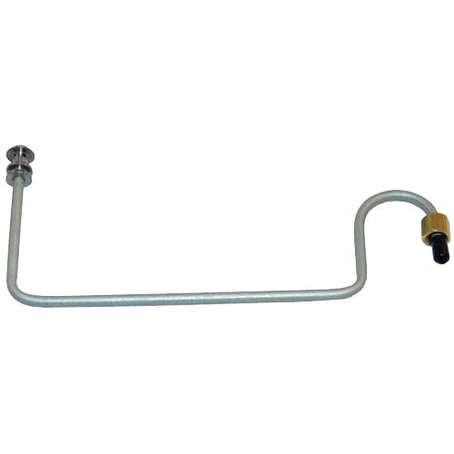 A long curved metal All Points front pilot assembly with brass fittings.