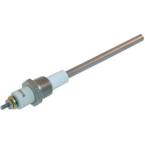 A close-up of an All Points water level electrode probe with a white tip.
