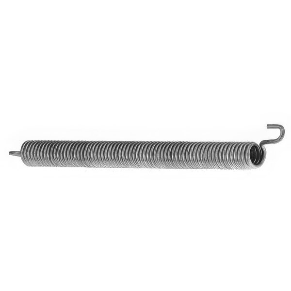 An AllPoints metal spring with a hook.
