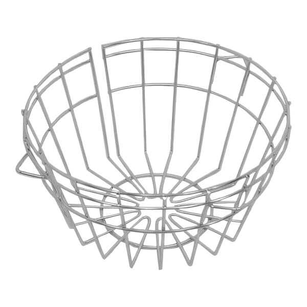 An AllPoints wire basket with a handle.