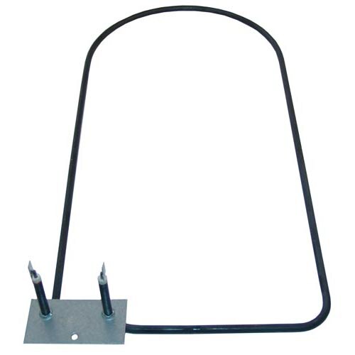 A wire with a metal plate and screws attached to a metal plate.