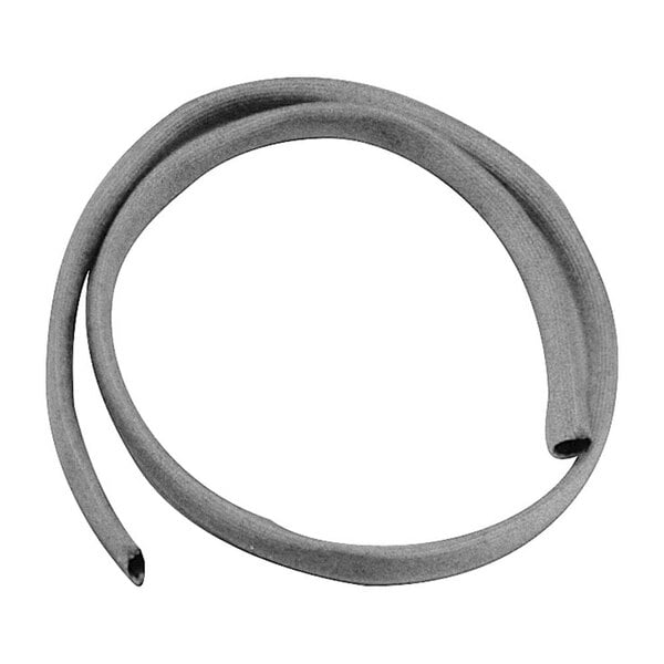 A grey fiberglass sleeve with a hole in it.