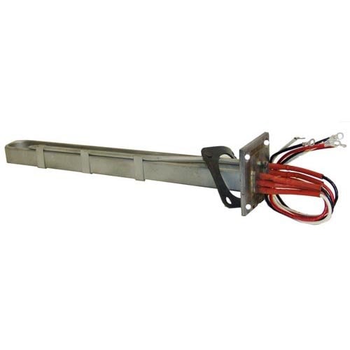 The All Points steamer element with wires attached to metal rods.