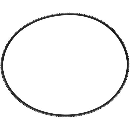 A circular black belt.