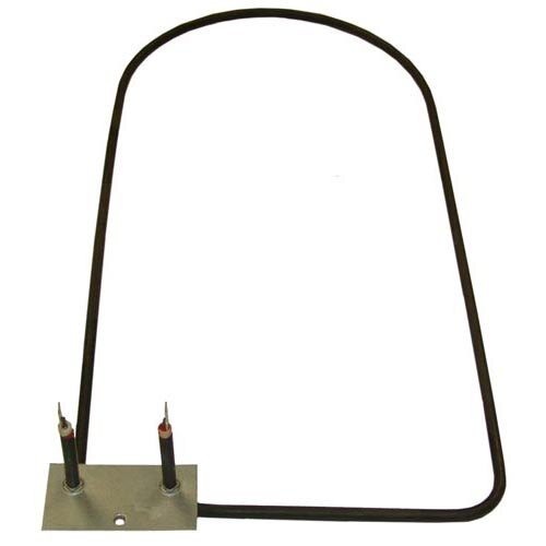 An All Points countertop warmer element with two wires attached to it.