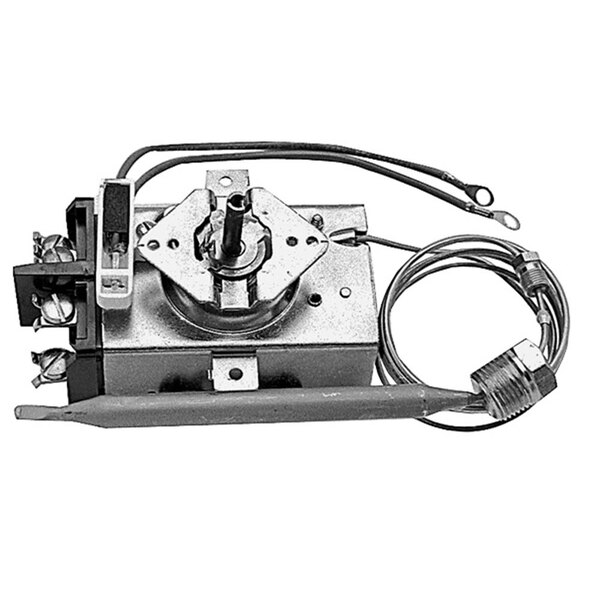 An All Points thermostat with a wire attached to it.