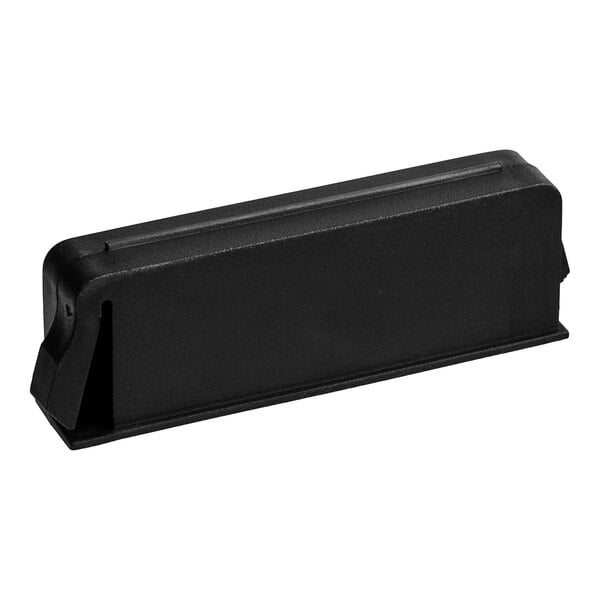 A Kason black rectangular magnetic door catch.