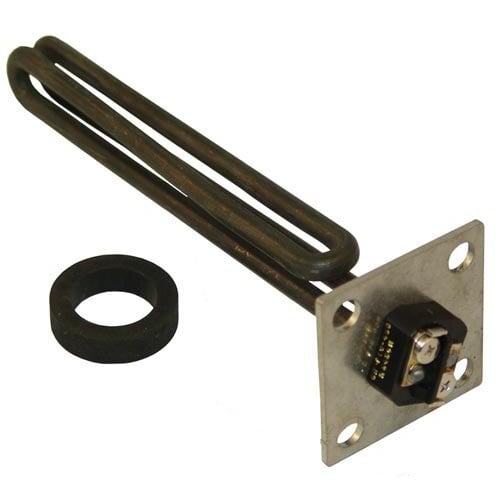 A metal All Points sink heater element with a small black ring.