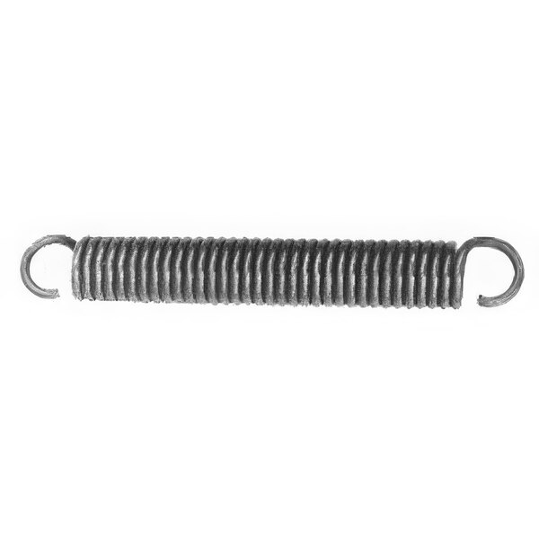 A close-up of an AllPoints metal door spring.