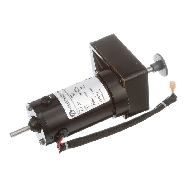 A black AllPoints electric motor with a white label.