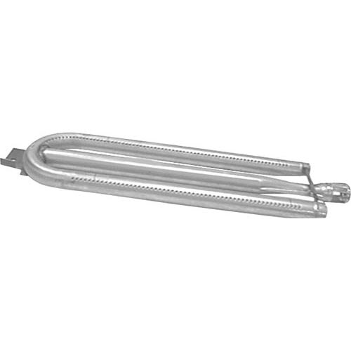A tubular steel burner for a griddle.