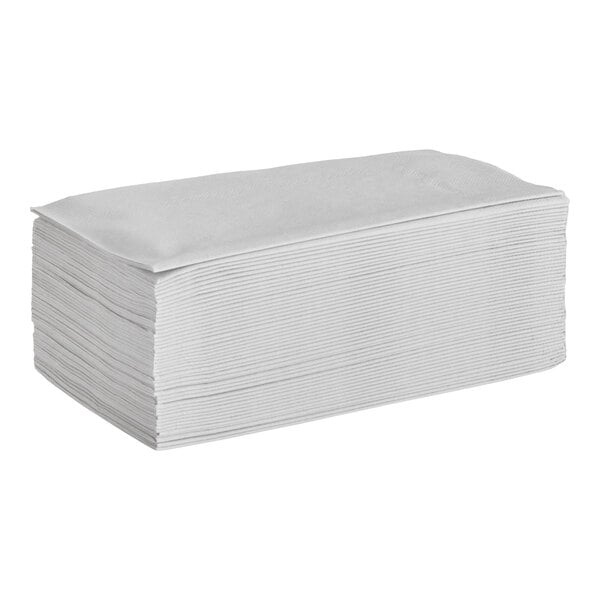 Choice 15" x 17" Silver / Gray 2-Ply Paper Dinner Napkin - 100/Pack