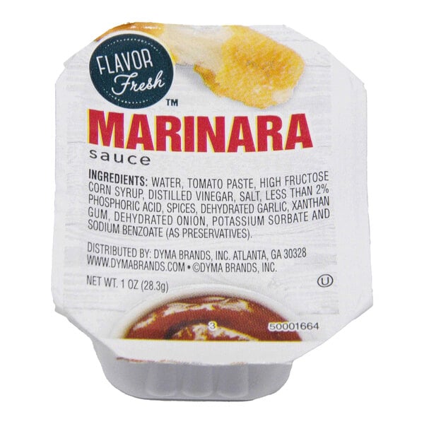 Marinara Sauce 1 oz. Portion Cup - 100/Case