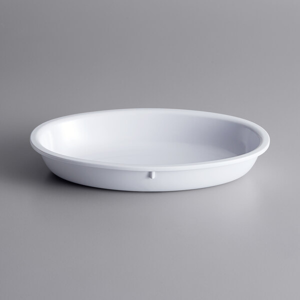 A white oval bowl with the words "Viva Mexico" on the inside.