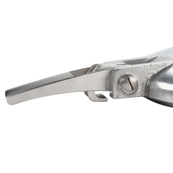 A Robot Coupe 59105 lid assembly clamp with a metal handle.