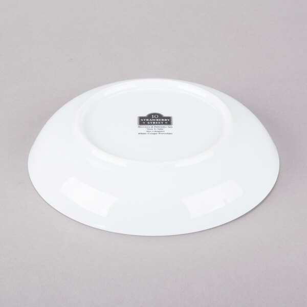 A white 10 Strawberry Street Classic Coupe soup bowl.