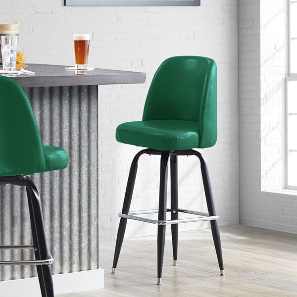 Lancaster Table Seating Deluxe Green, 19 Bar Stool