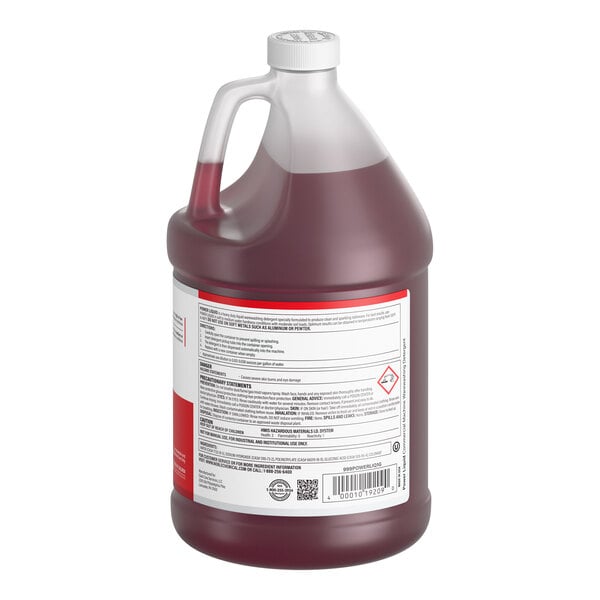 Noble 1 Gallon / 128 oz. Power Concentrated Liquid Dish Washing Machine Detergent - 4/Case