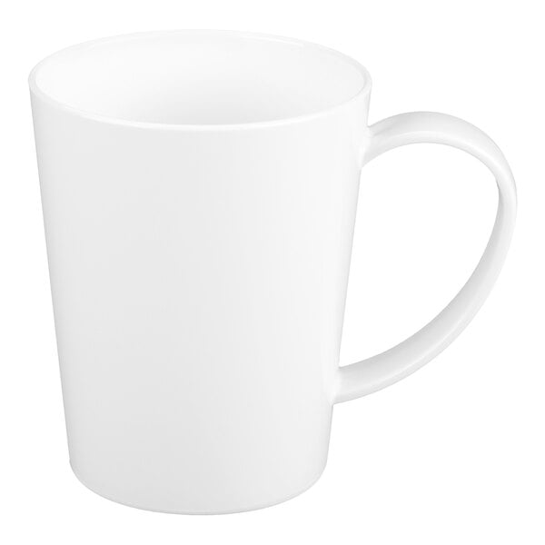 Carlisle 4306802 12 oz. White Tritan™ Mug - 12/Case