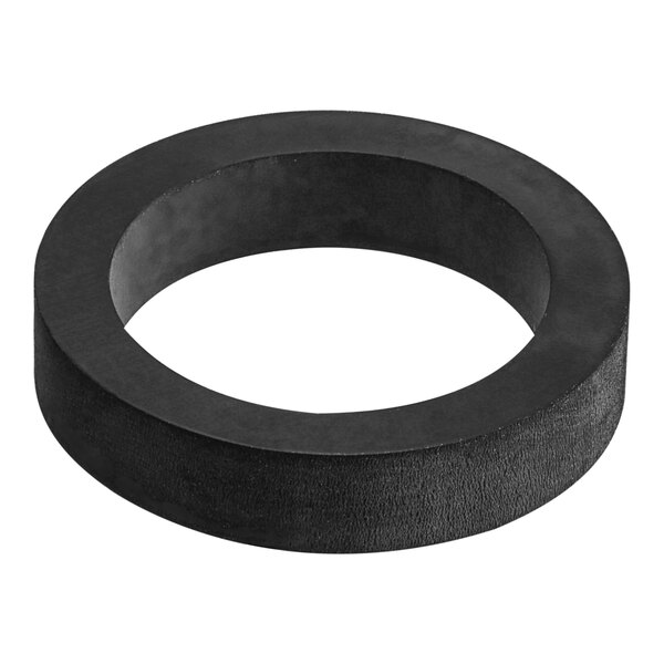 A black rubber circle, the Bunn Faucet Aerator Washer.