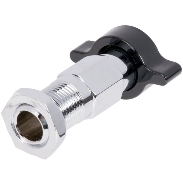 A Bunn faucet shank assembly with a chrome metal pipe and nut.
