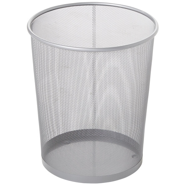 Rubbermaid FGWMB20SLV Concept Collection Silver Round Mesh Steel