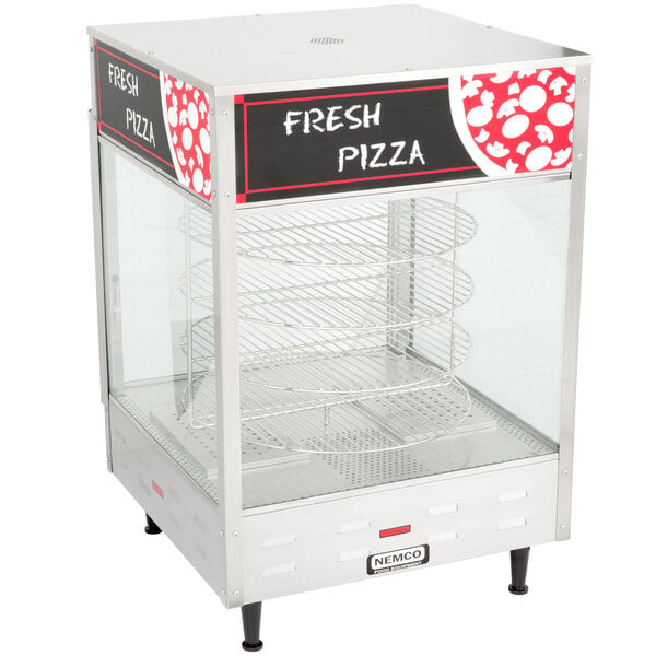 Nemco Single Door Rotating Tier Pizza Merchandiser With