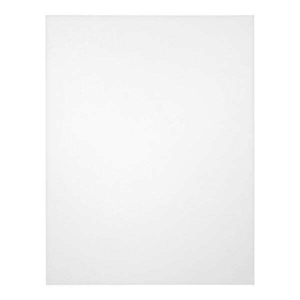 A clear rectangular vinyl sheet on a white background.