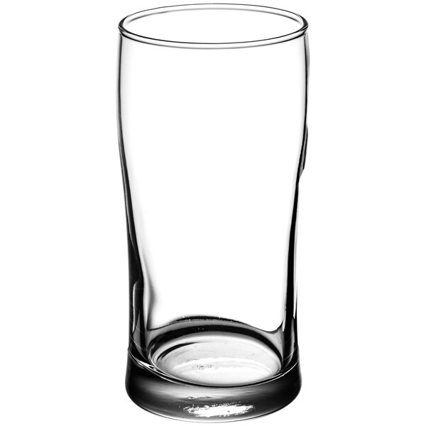 A Libbey Esquire Collins glass filled with a clear liquid.