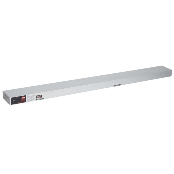 A long, rectangular metal shelf with a long handle.
