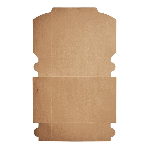 10" x 10" x 4" Kraft Customizable Cake / Bakery Box - 100/Bundle