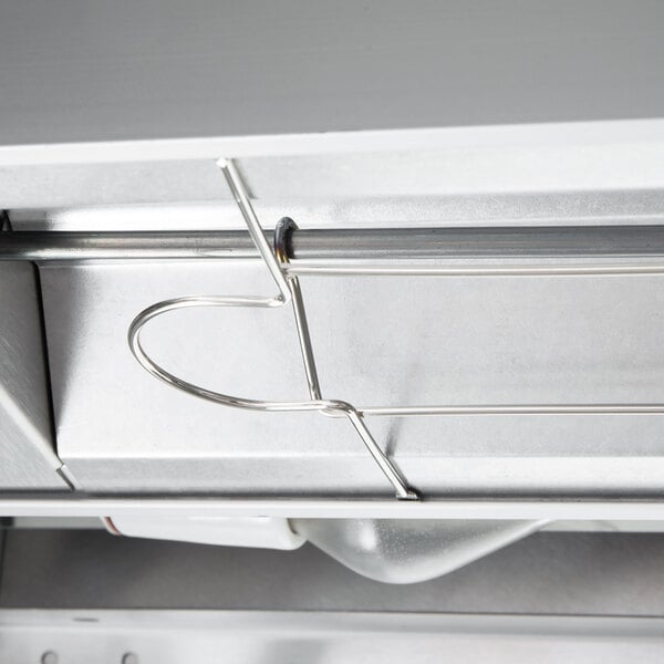 A Hatco stainless steel countertop food warmer with wire shelves.