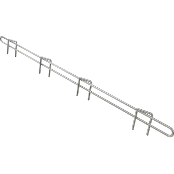 A long shot of a Metro Super Erecta chrome ledge.