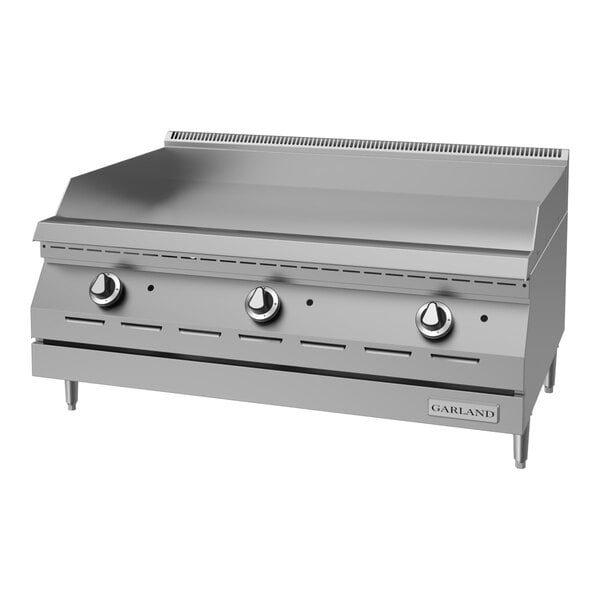 Garland GD-36GTH Designer Series Natural Gas 36" Countertop Griddle with Thermostatic Controls - 60,000 BTU