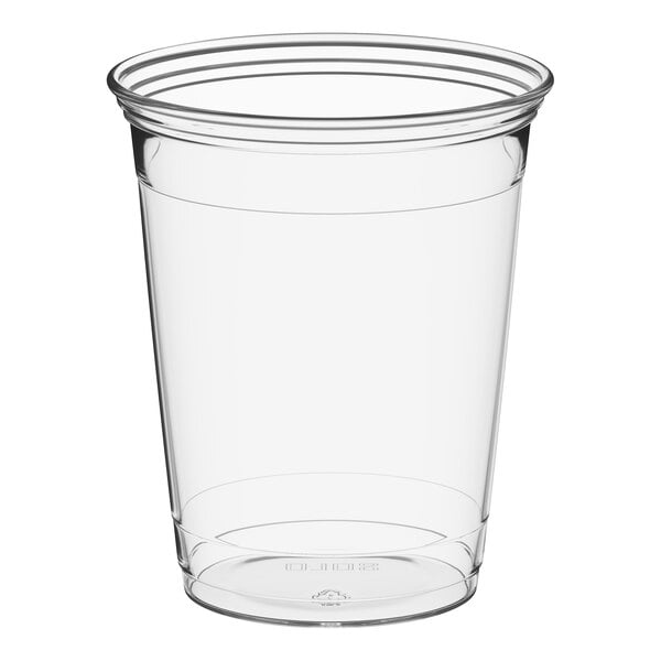 Solo Ultra Clear™ TP12 12 oz. Customizable. Practical Fill Clear PET Plastic Cold Cup - 1,000/Case