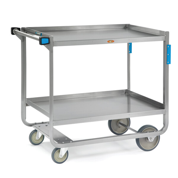 Lakeside 949 Extra Heavy Duty Stainless Steel 2 Shelf Utility Cart - 22 ...