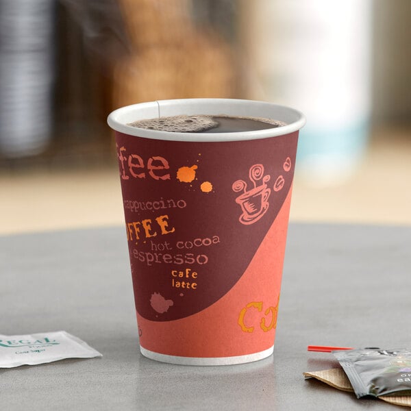 Bulk 12 oz. Paper Coffee Cups - WebstaurantStore