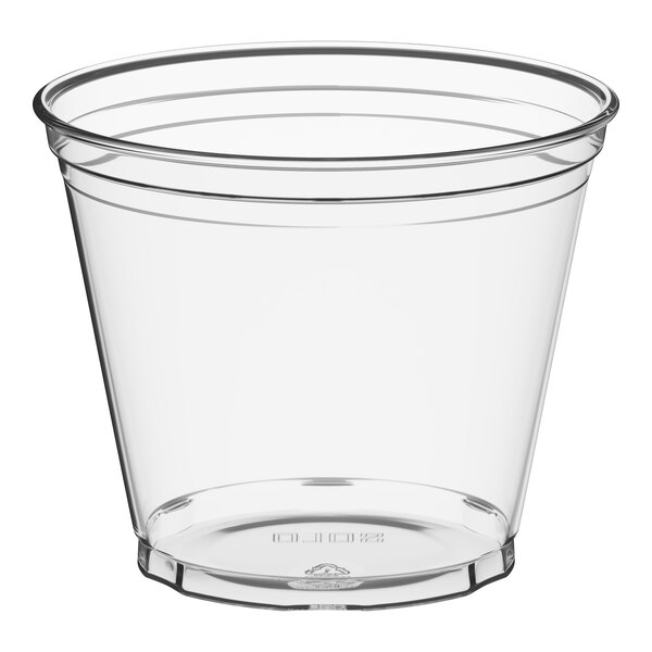 Solo Ultra Clear™ TP9R 9 oz. Clear PET Plastic Squat Cold Cup - 50/Pack