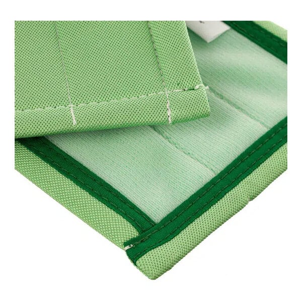 Unger PHL20 10 1/2" Green Microfiber Cleaning Pad