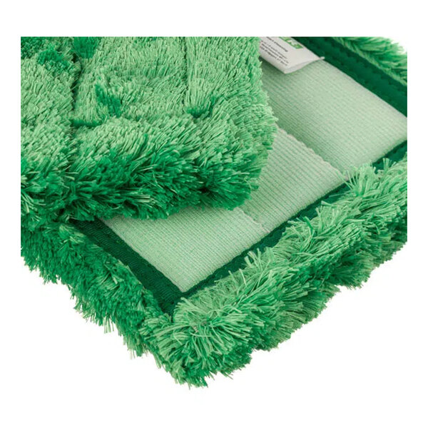 Unger PHW20 11 1/2" Green Microfiber Washing Pad